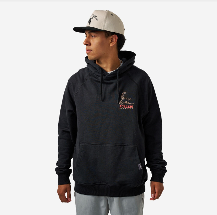 Fleece Hoodie - Duck Wild - Black