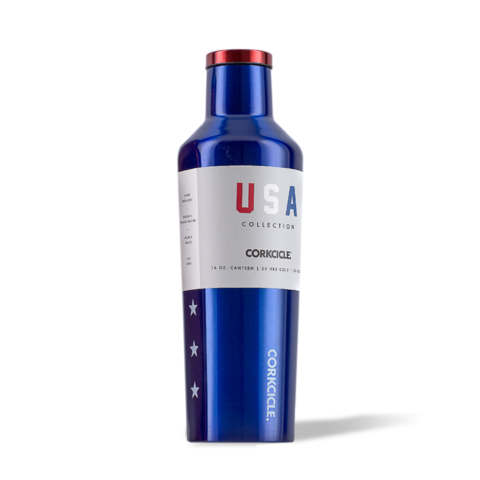 USA Blue 16oz Canteen