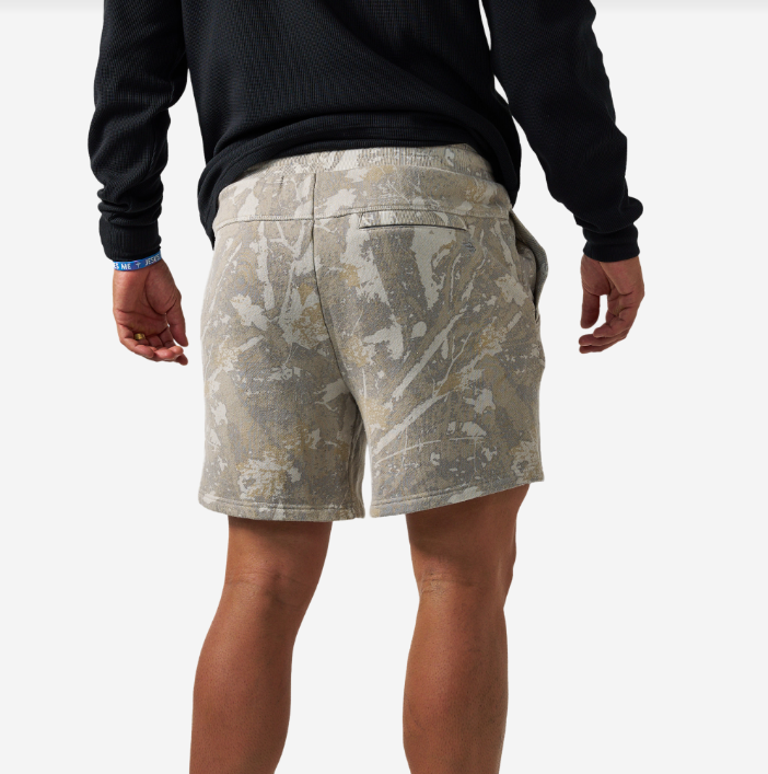 BURLEBO - VINTAGE WASHED SHORTS - DRIFTER CAMO