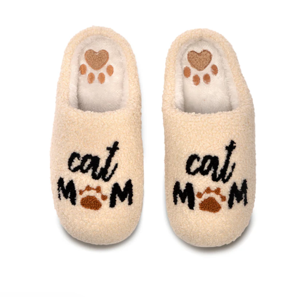Cat Mom Slippers