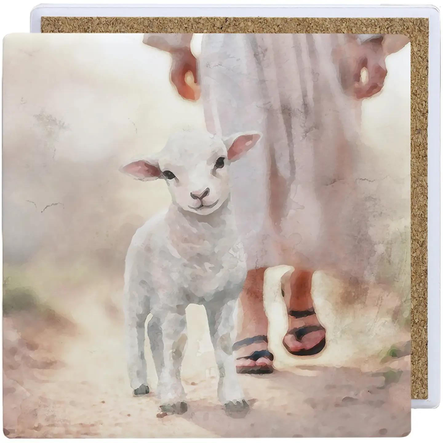 Sincere Surroundings Ceramic Coaster Squares