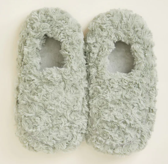 Curly Sage Warmie Slippers