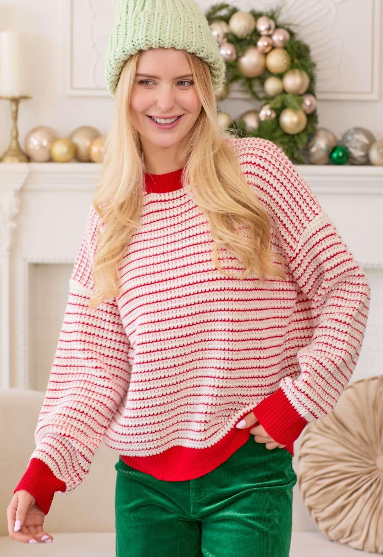 Sweater Waffle Knit