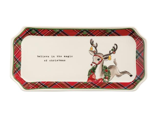Christmas Tartan Everything Tray