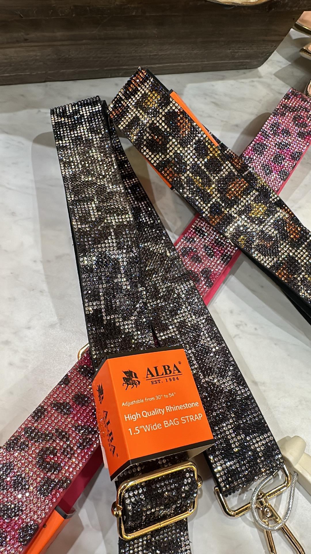 Leopard Rhinestone Strap