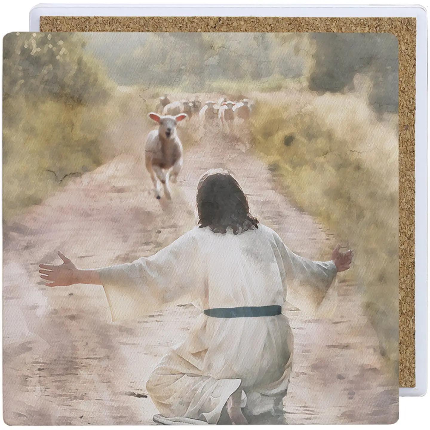 Sincere Surroundings Ceramic Coaster Squares