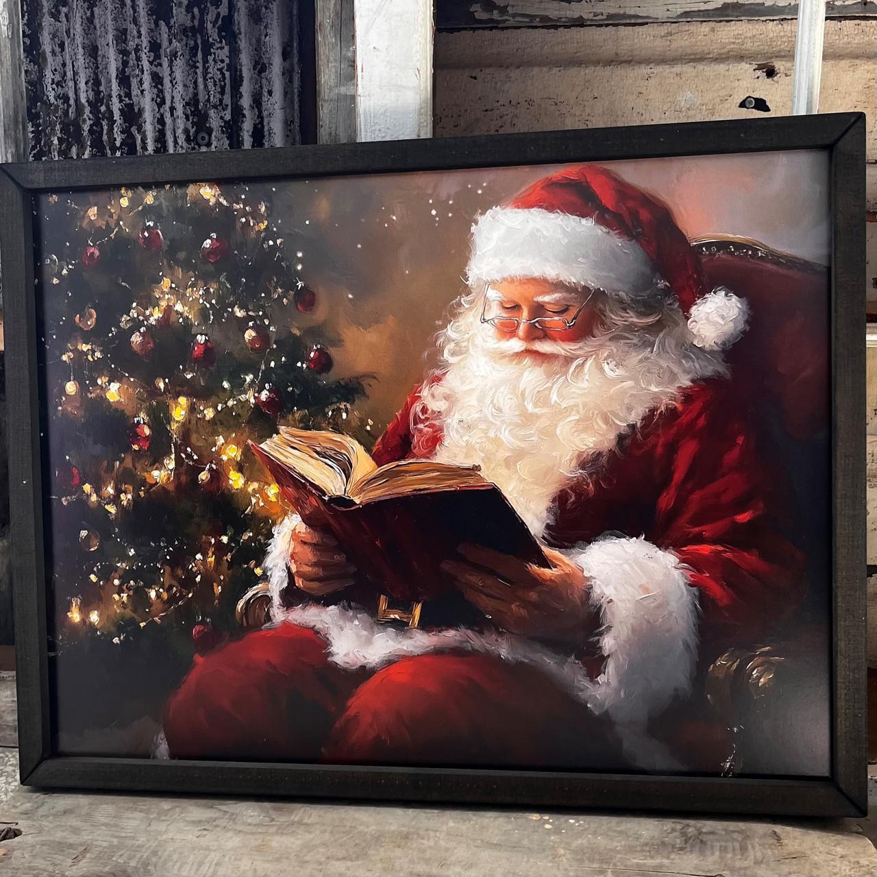 Santa Story 12x16 Box Frame