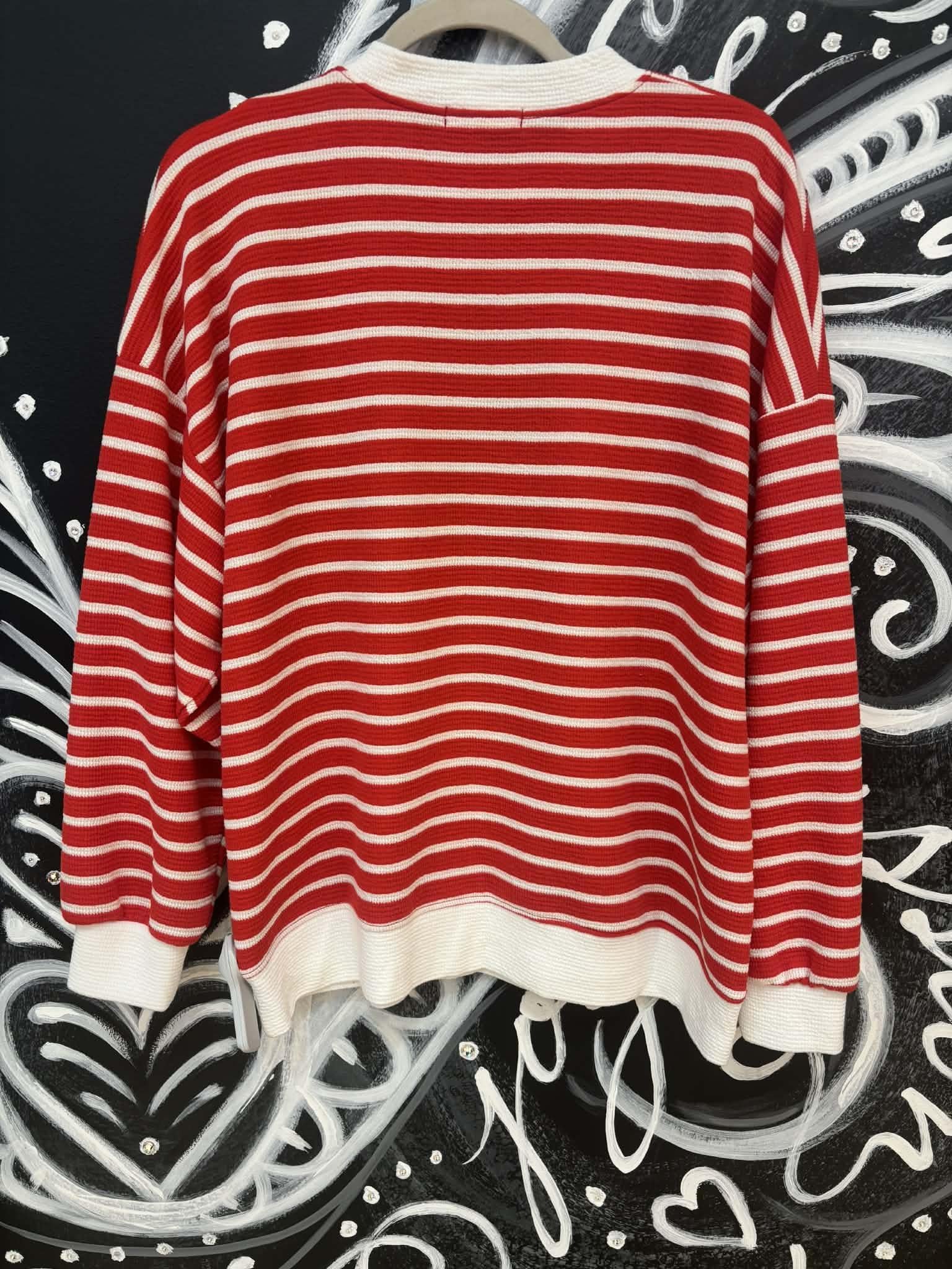 Stripe USA Cloudy Knit Top