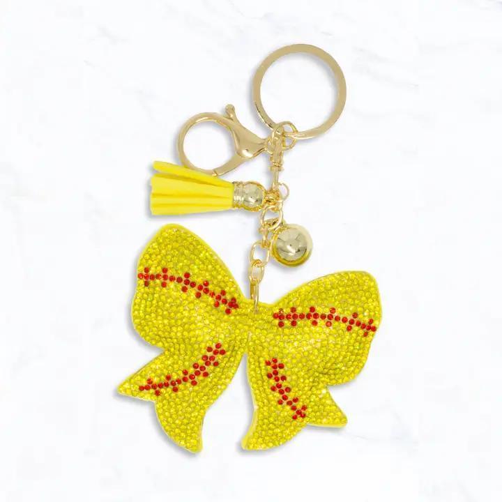 Suzie Q USA Rhinestone Puffy Keychains
