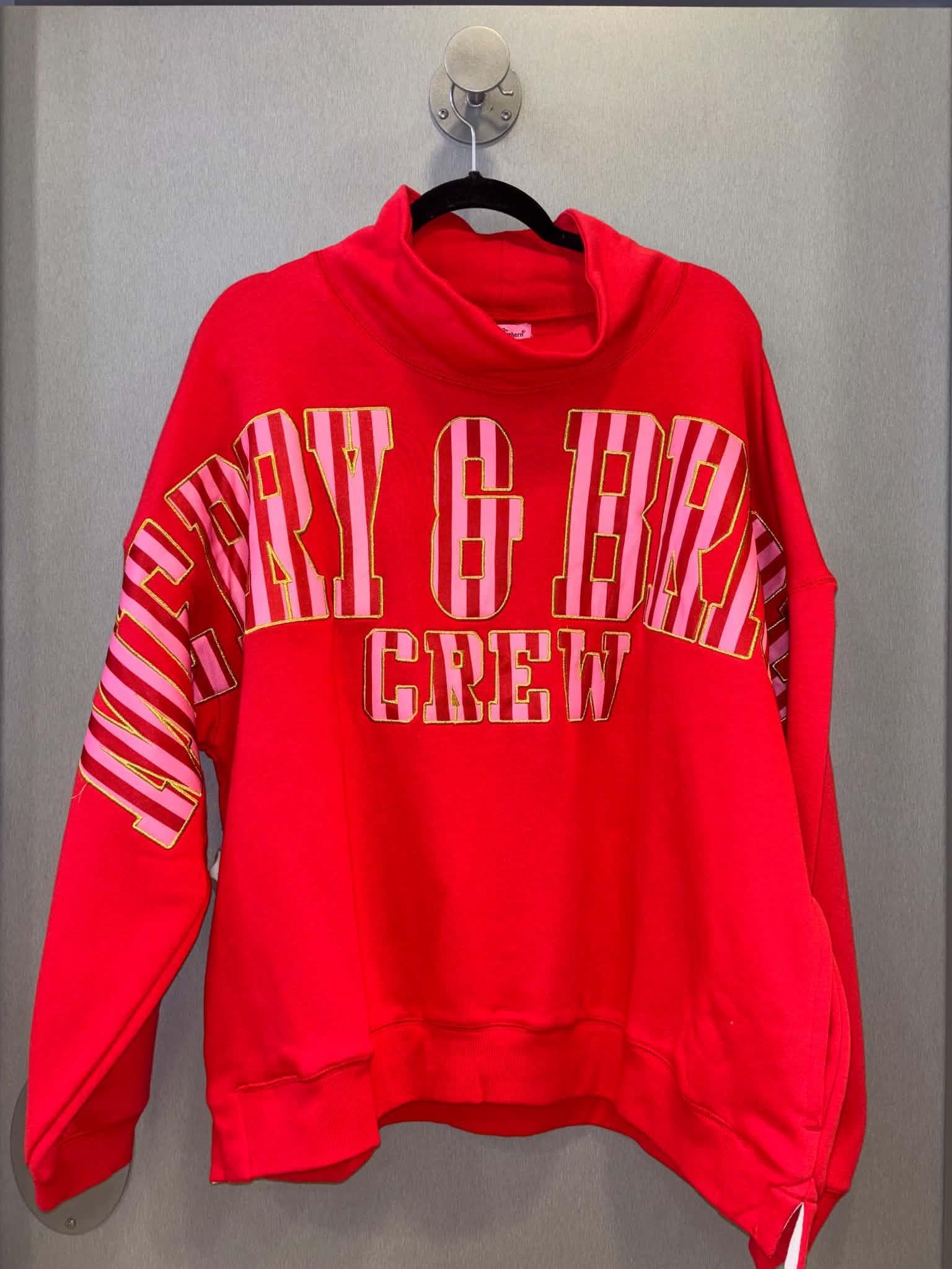 Simply Southern Merry & Bright Crew Mockneck