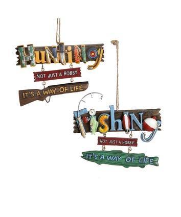 Fishing/ Hunting Ornament