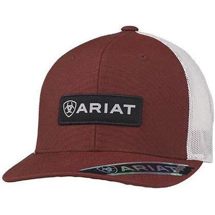 Ariat Red Baseball Logo Cap