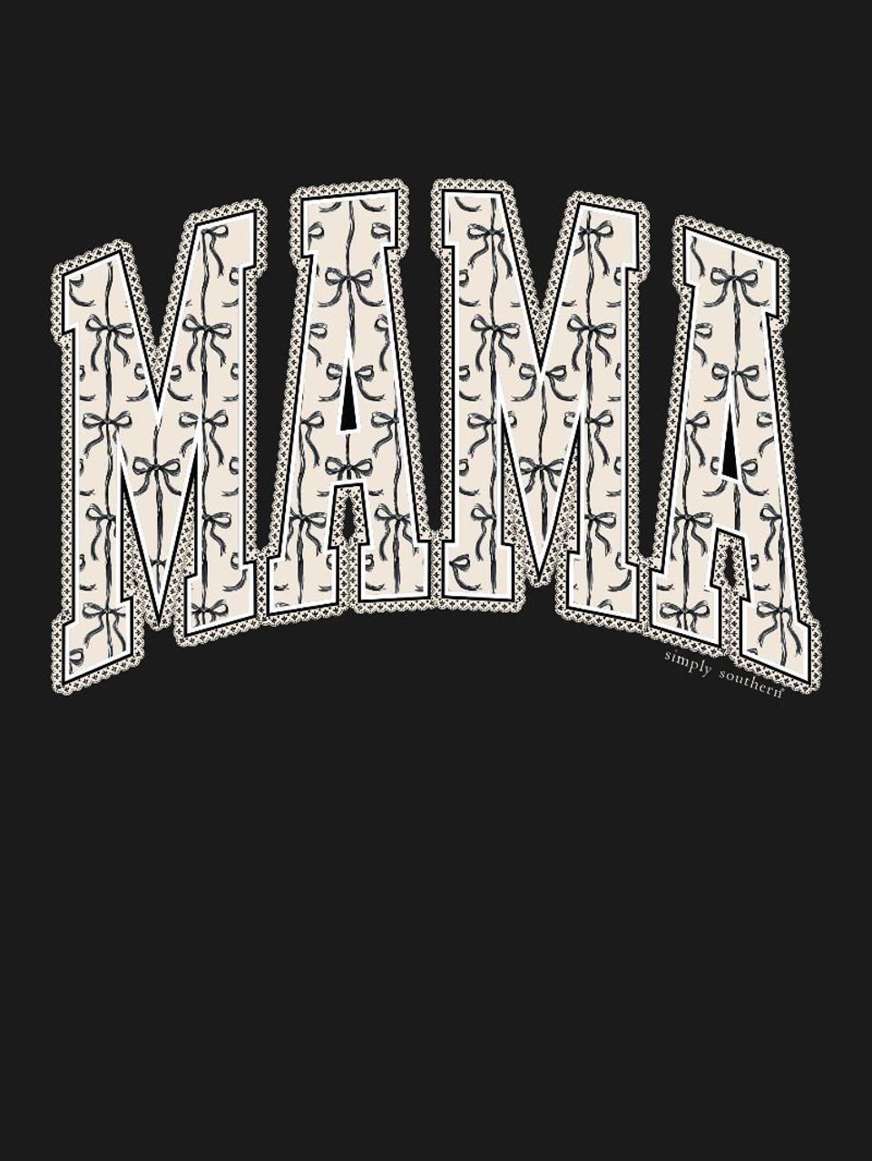 SS Mama Black Crewneck