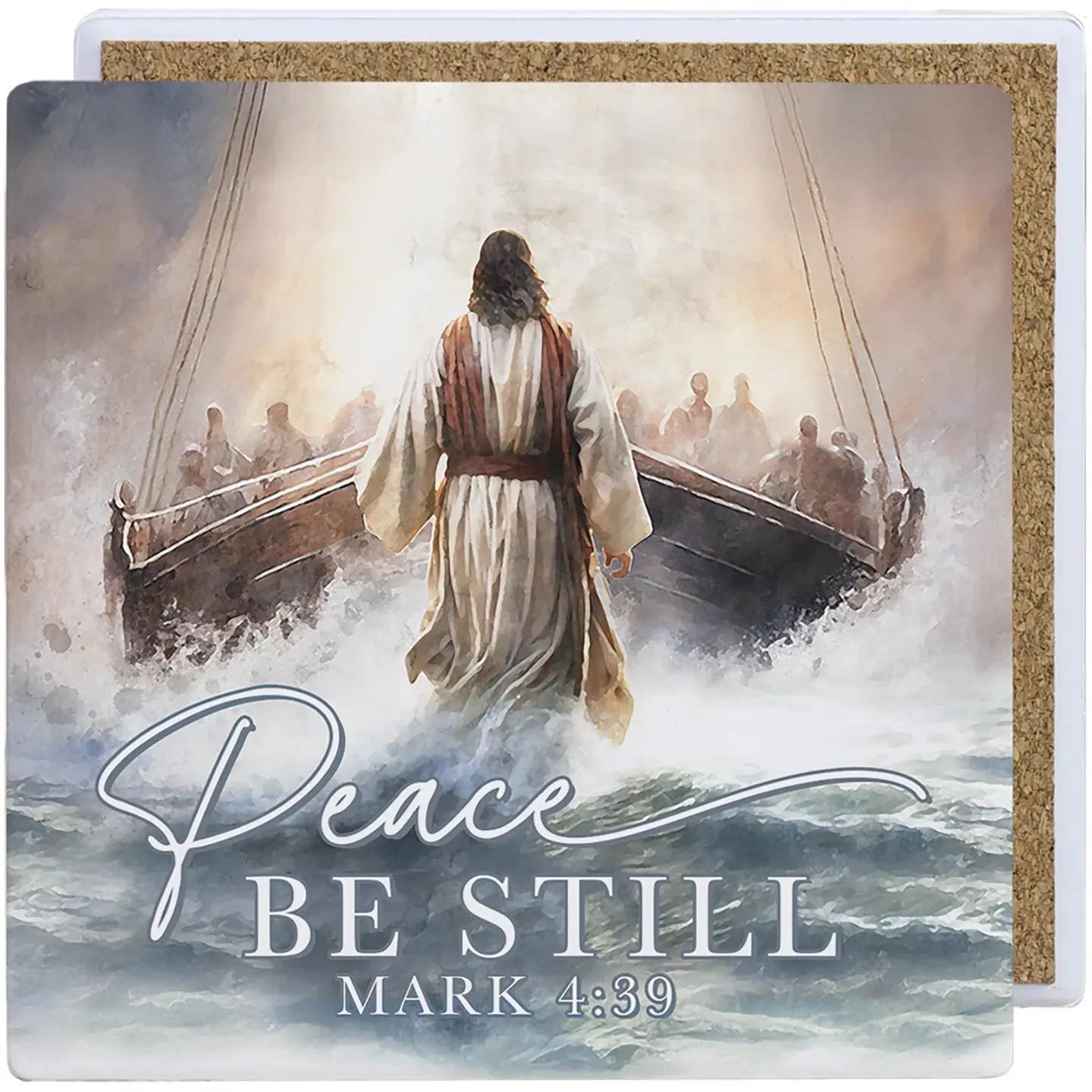 Sincere Surroundings Ceramic Coaster Squares