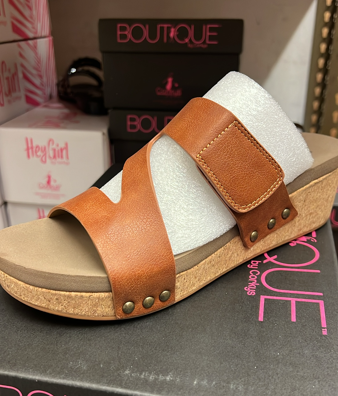 Zipadee Sandals Cognac