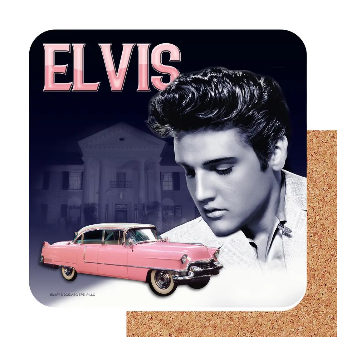 Elvis Pink Caddy Coaster