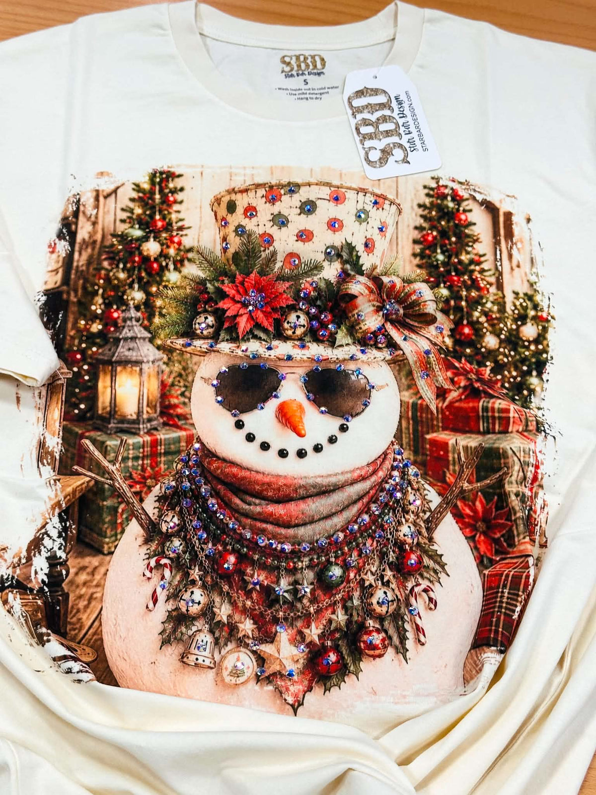 Snowman with Glasses Tee