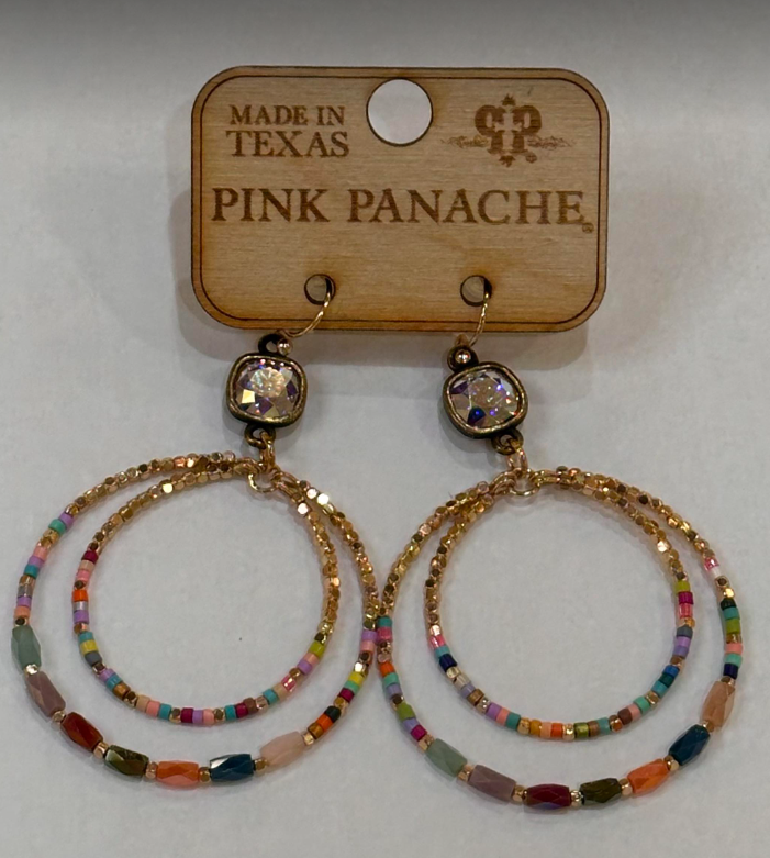 Bronze Color Bead Earring