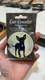 Chihuahua Standing Car Coaster
