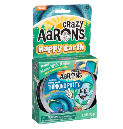 Crazy Aaron's Thinking Putty® - Magnetic Happy Earth