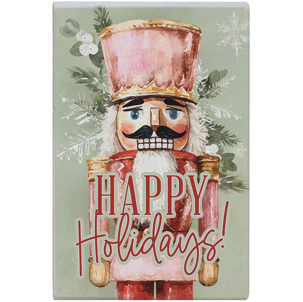 Nutcracker Holidays Block Sign