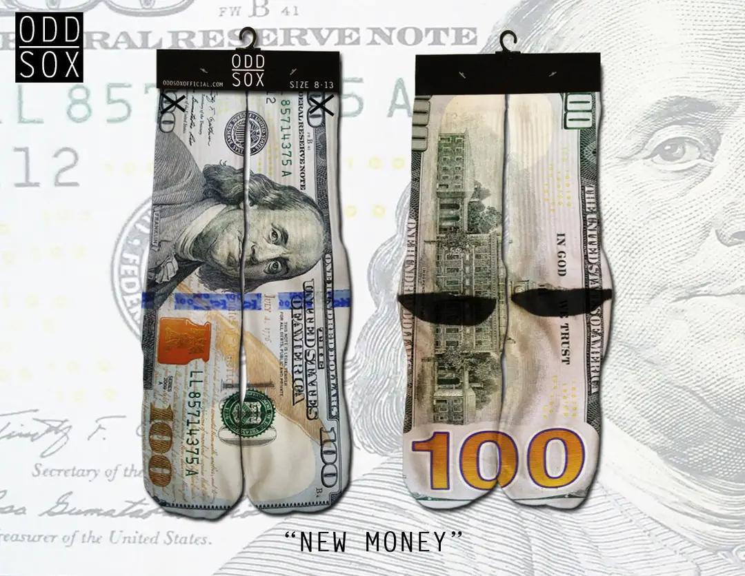 New Money Sublimation Socks