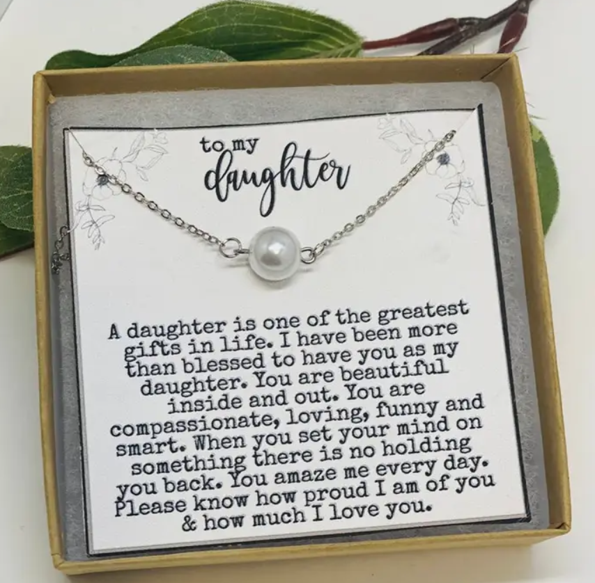 To My Daughter Necklace