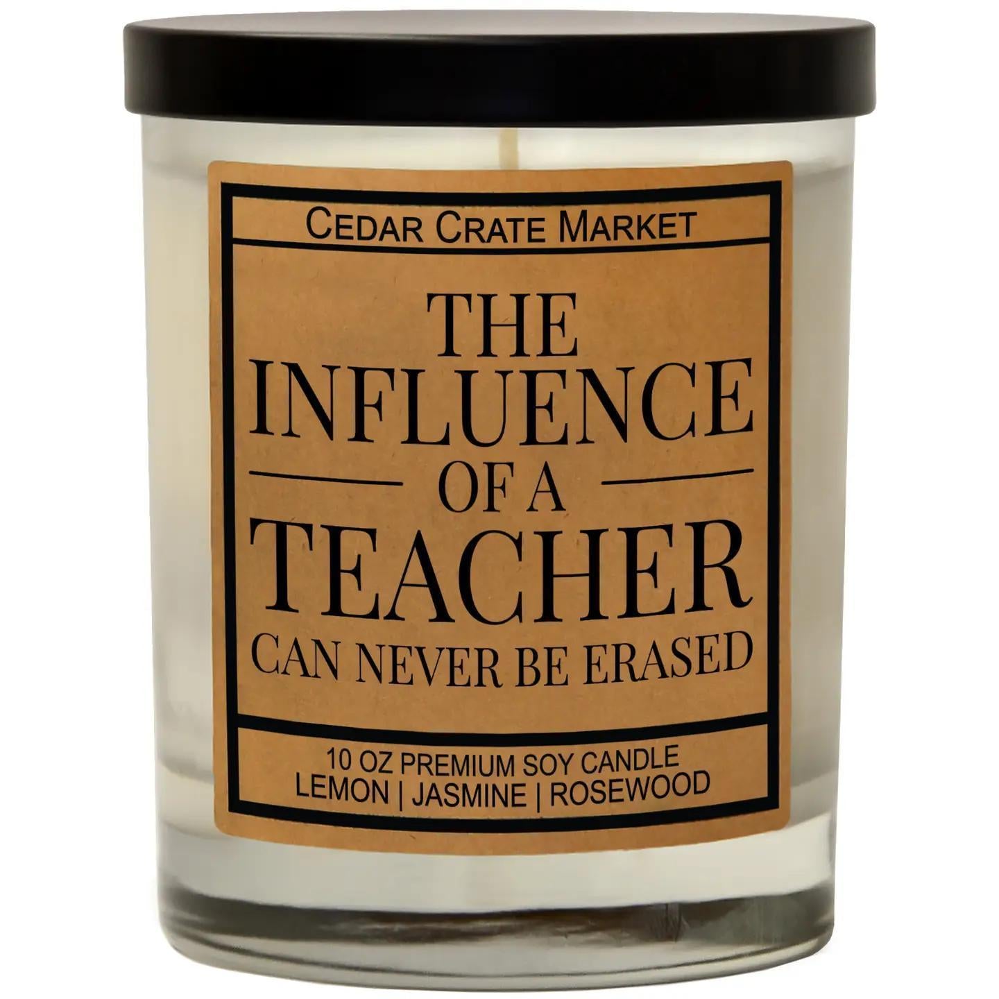Teacher Gift - the Influence of A Teacher Candle