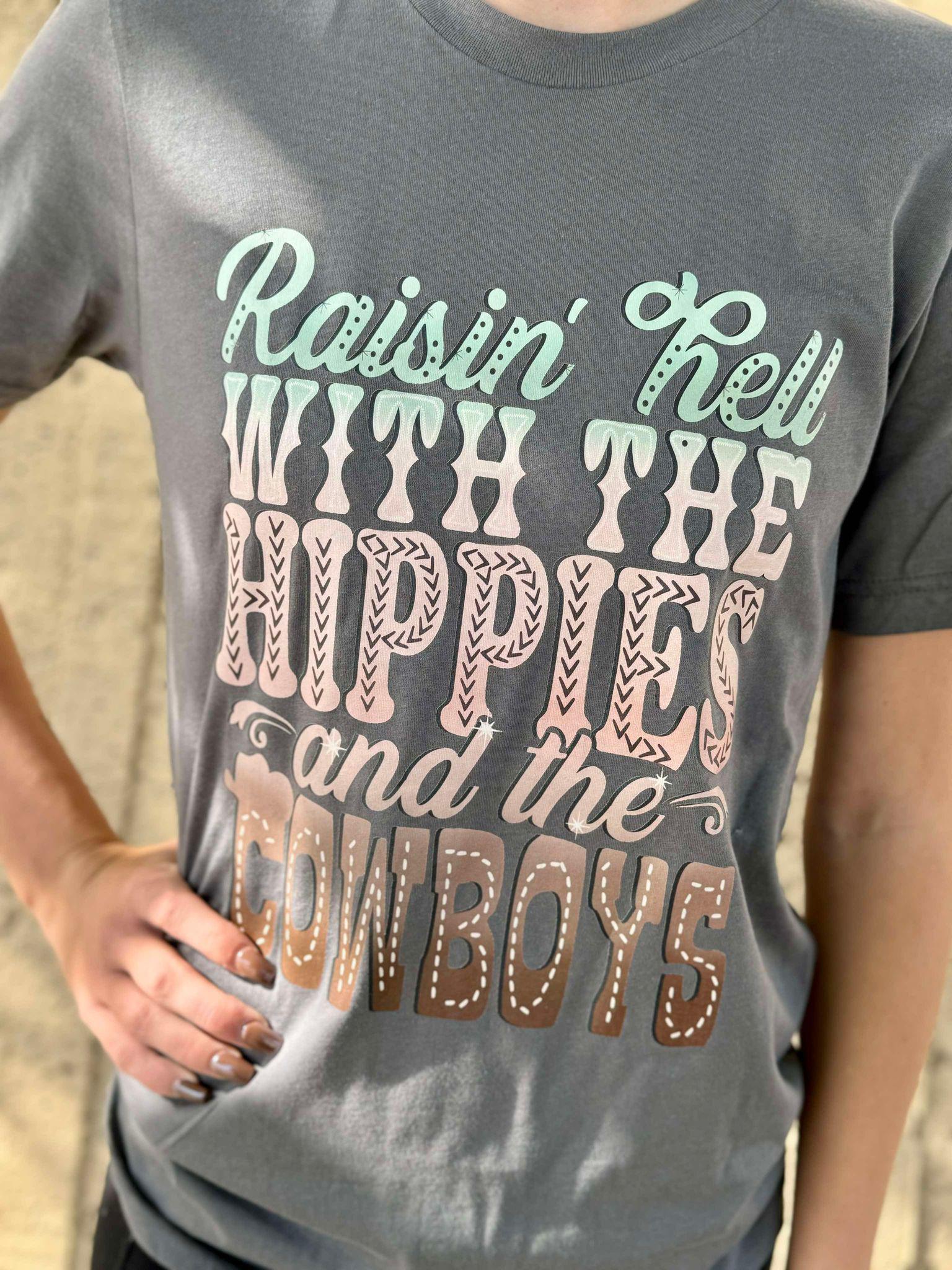 Hippies and Cowboys Tee