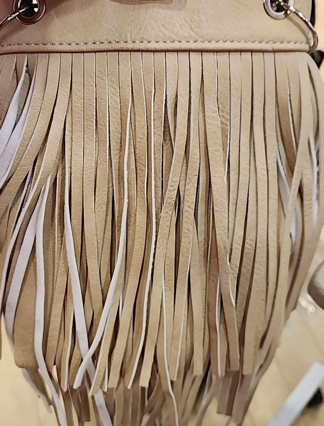Leather Fringe Crossbody