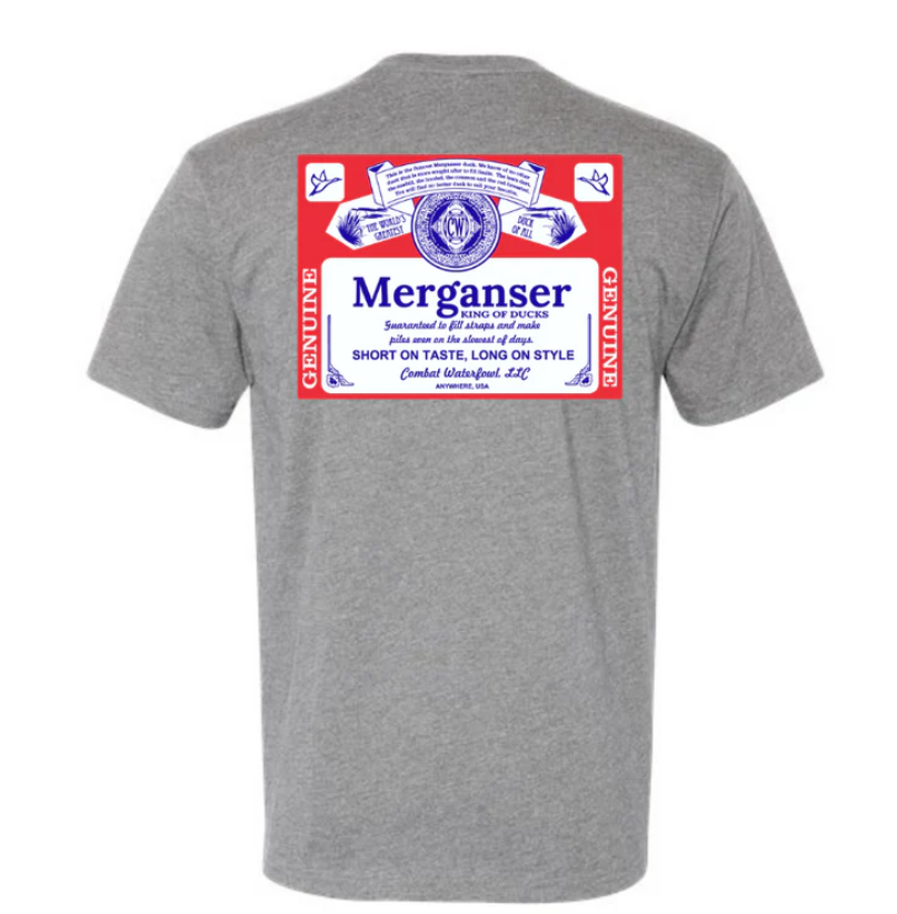 Merganser Beer Label Tee