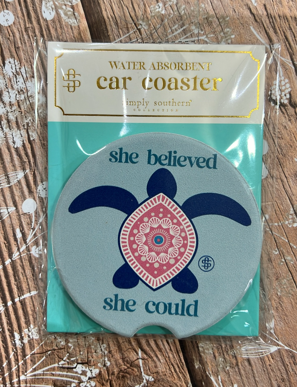 She Believed SS Car Coaster