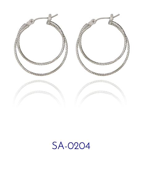 Silver Forest Earrings #3