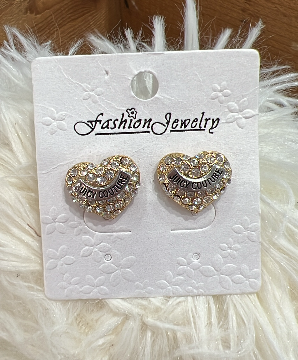 Juicy Couture Heart Earrings
