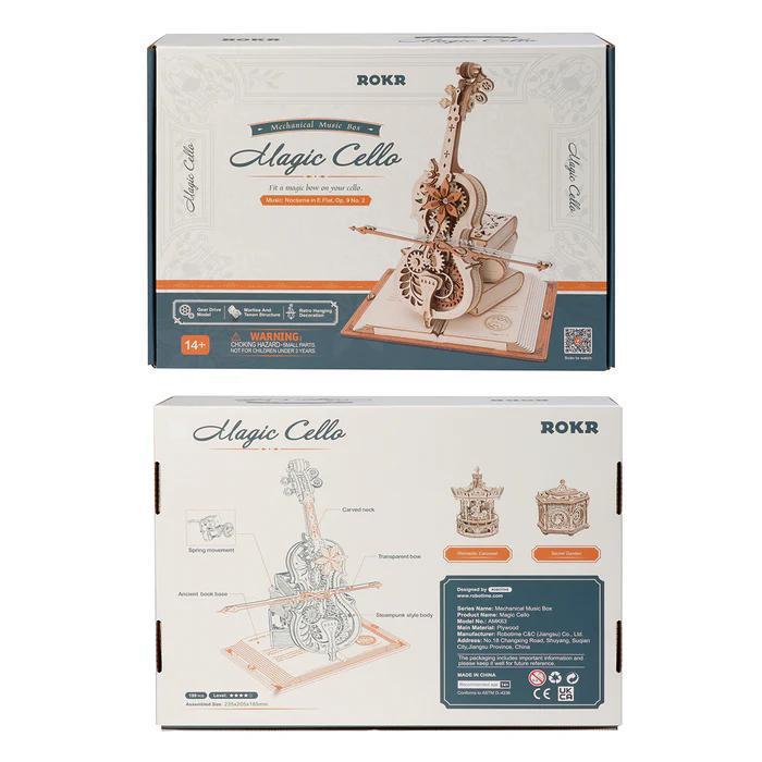 ROKR Magic Cello Wooden Puzzle