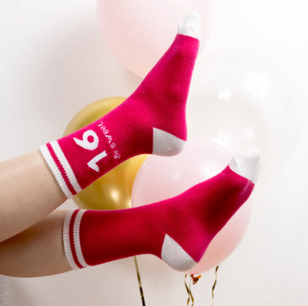 Milestone Birthday Ladies Crew Socks
