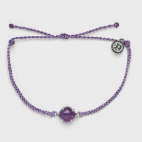 Crystal Cove Silver Bracelet Purple