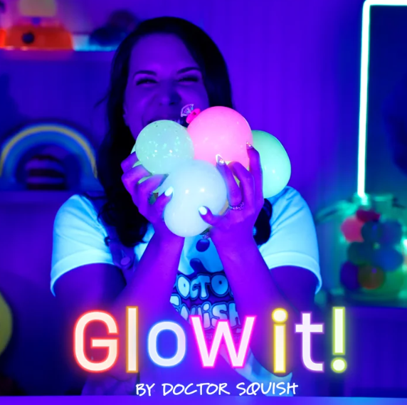 Doctor Squish Squishy Maker 6-Pack Refill - Glow it! Edition