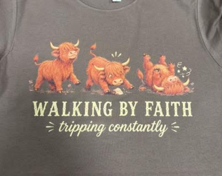 Faith Cow Tee