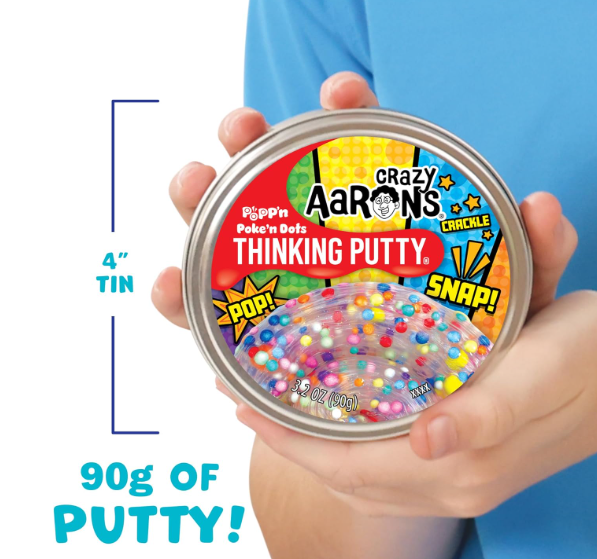 Crazy Aaron's Thinking Putty® - Popp'n Poke'n Dots
