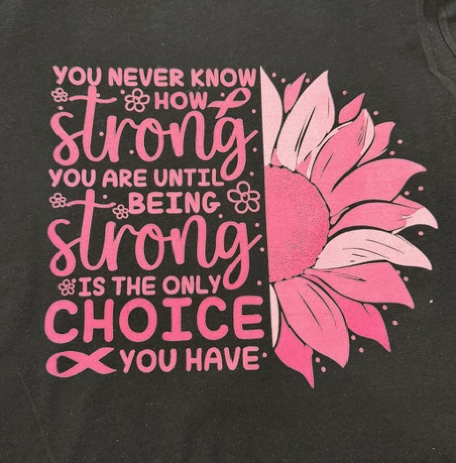 Pink Sunflower Strong Tee