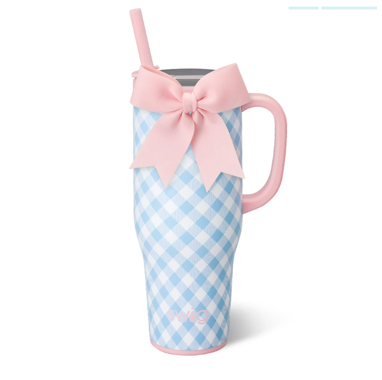 Gingham Swig Cup