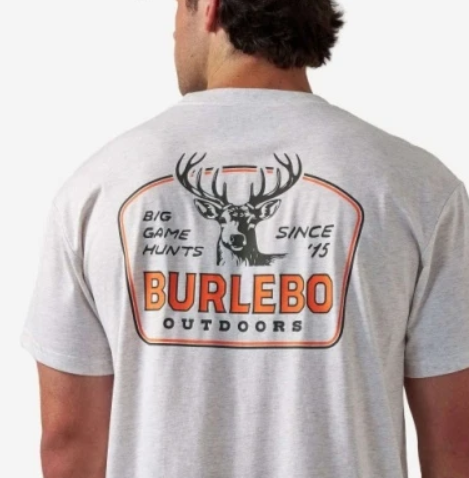 Burlebo - Short Sleeve Tee - Big Game Hunts - Oatmeal