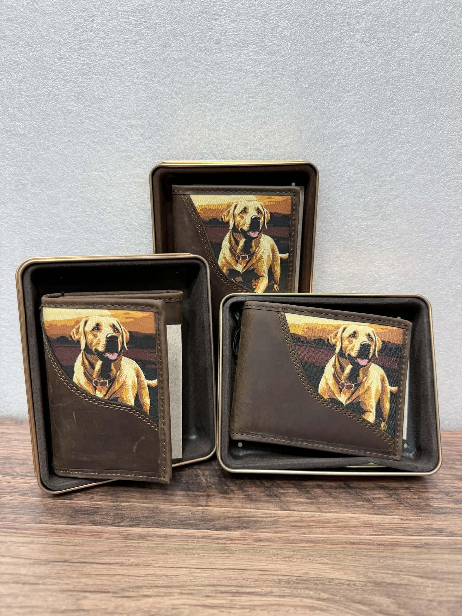 Crazy Horse Woven Patch Wallets