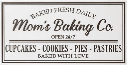 Moms Baking Co. Sign