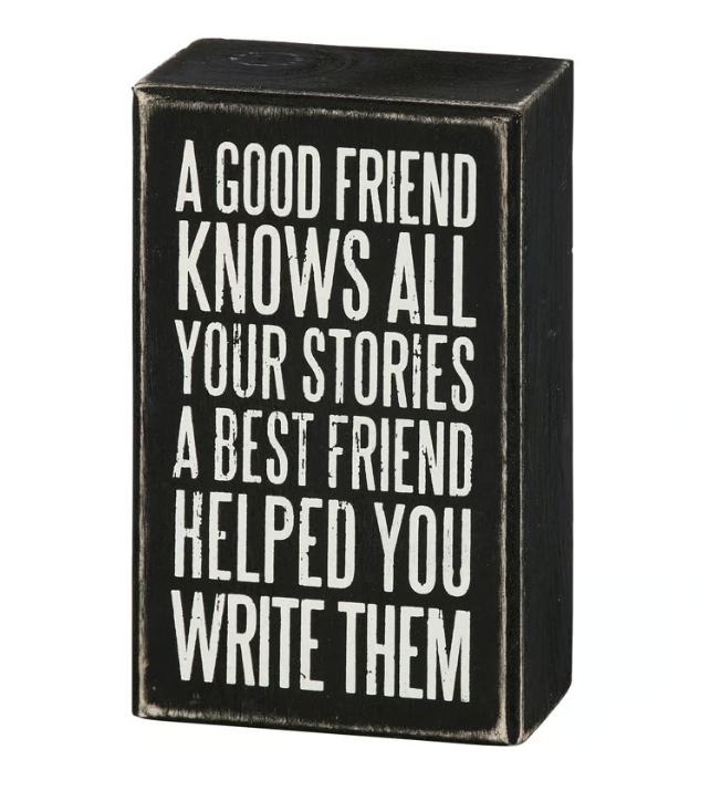 Best Friend Box Sign