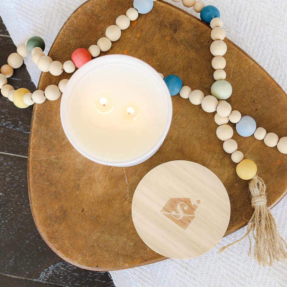 Smells Freedom Watercolor Candle