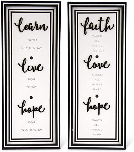 Black & White Inspirational Sign