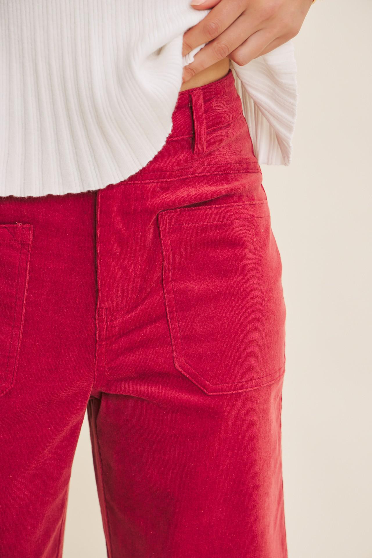 Cozy Chic Corduroy Wide-leg Pants