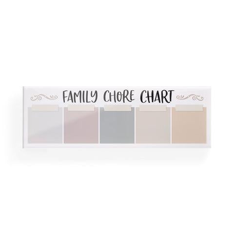 Family Chore Dry Erase Board